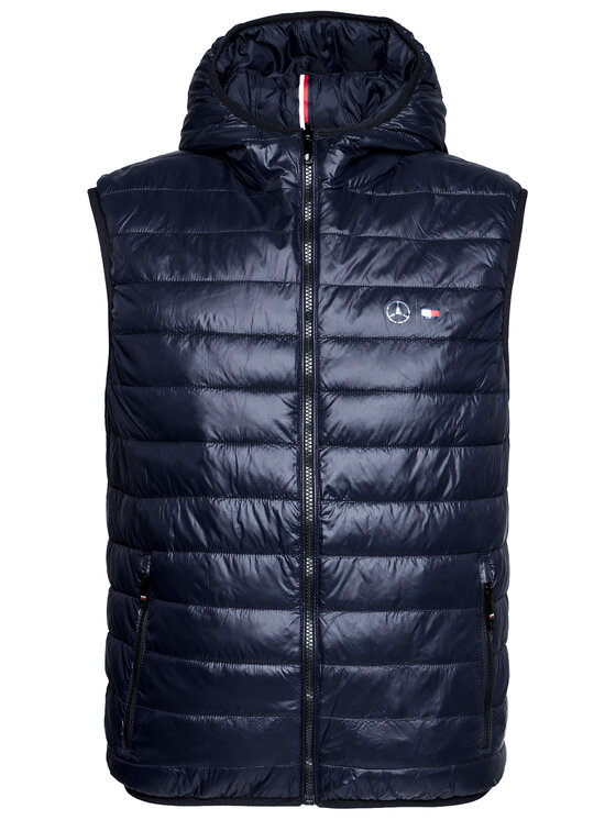 Tommy Hilfiger Tailored Gilet MERCEDES BENZ Reversible Gilet TT0TT07879 Bleu marine Regular Fit Modivo