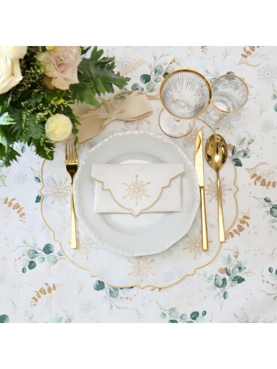 Roseberry Home Roseberry Home Obrus Very Jolly Christmas Zielony