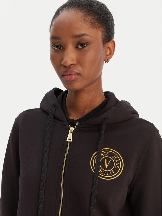 Versace Jeans Couture Versace Jeans Couture Pulóver 80HAIT02 CF01T Fekete Regular Fit