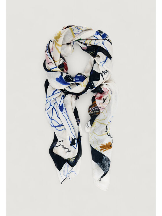 Desigual Desigual Foulard FOU_ARTY TRAZO Beige