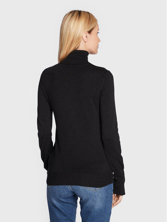 Guess Guess Поло Paule W2BR53 Z2V62 Черен Slim Fit
