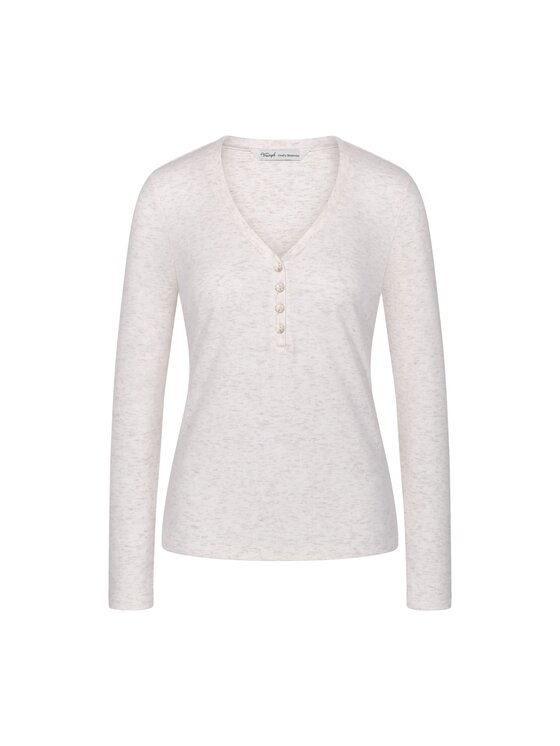 Triumph Triumph Μπλουζάκι πιτζάμας Mix&Match 10225031 Κρεμ Regular Fit