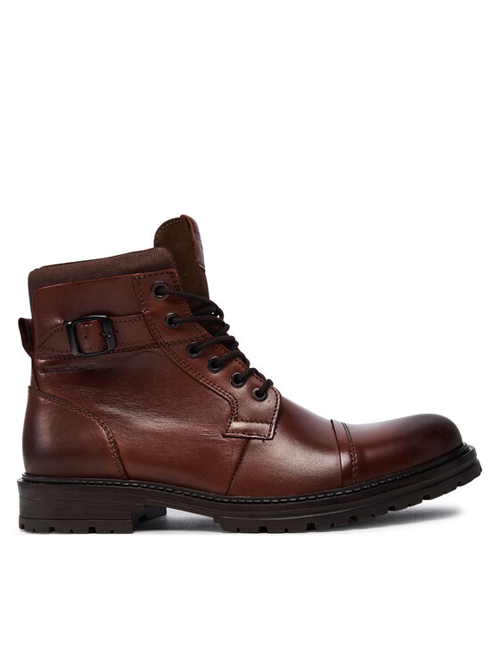 Jack Jones Stivali stringati authentic bordeaux in