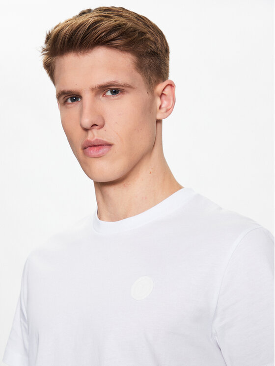 Trussardi Trussardi T-Shirt 52T00735 Biały Regular Fit