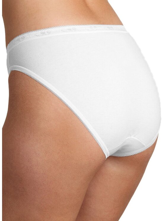 Sloggi Sloggi Komplet 3 par fig klasycznych 3 x Majtki damskie sloggi Basic+ Tai 3P 10007660 Biały