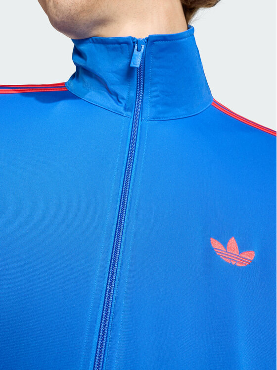 adidas adidas Bluza FIREBIRD Błękitny Loose Fit