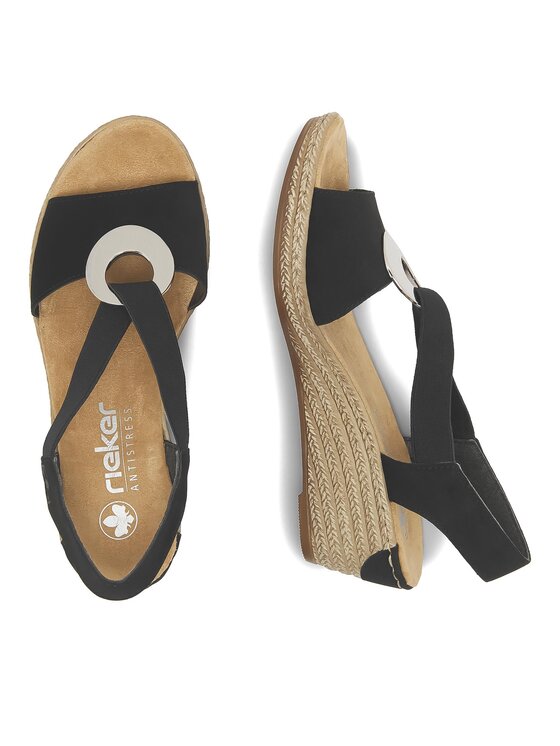Rieker Rieker Sandaalid 624H6-00 Must