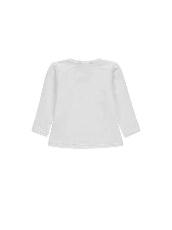 Kanz Kanz Bluzka 1912121-1000 Biały Basic Fit