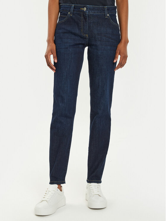 Olsen Olsen Jeansy 14002220 Tmavomodrá Slim Fit