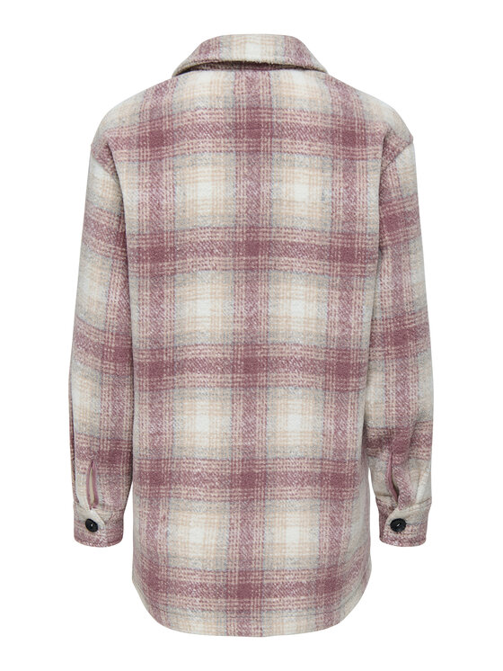 ONLY ONLY Μπουφάν μεταβατικό Catja 15360171 Ροζ Loose Fit