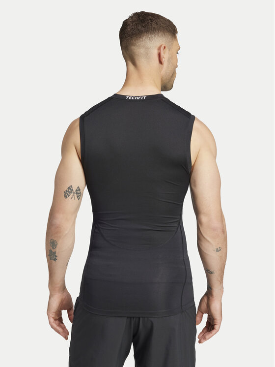 adidas adidas Koszulka techniczna TECHFIT Compression Training JE6694 Czarny Slim Fit
