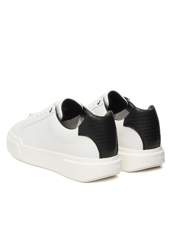 Calvin Klein Calvin Klein Sneakers Chunky Cupsole Laceup Clean Lth HM0HM02239 Alb