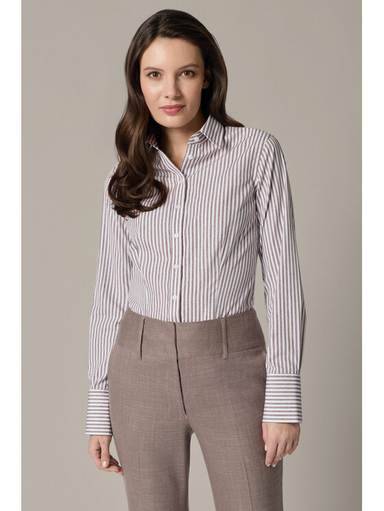 Lancerto Lancerto Koszula Rina Slim KO073126000023 Beżowy Slim Fit