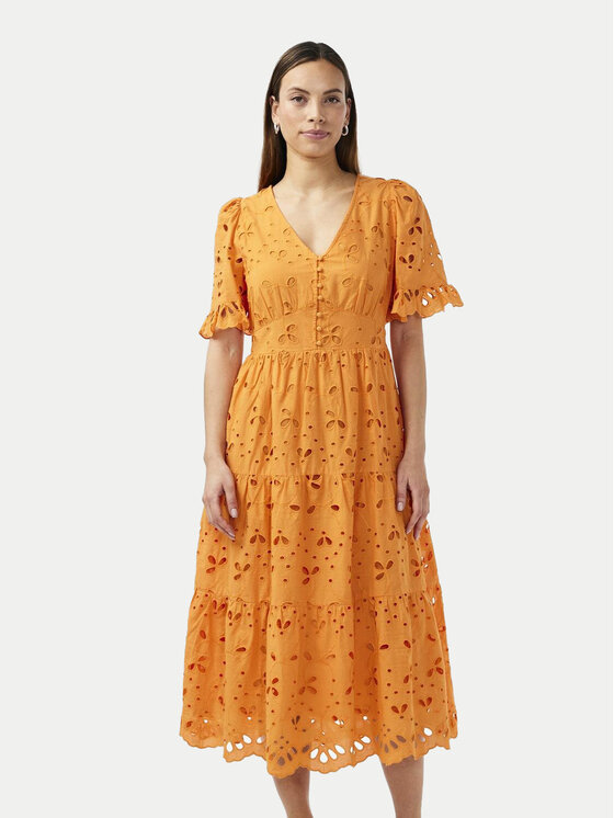 YAS YAS Hétköznapi ruha Kanikka 26033530 Narancssárga Regular Fit