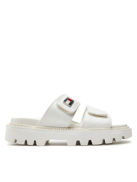 Tommy Jeans Ciabatte Tjw Puffed Sandal EN0EN02560 Écru, taglia : 36