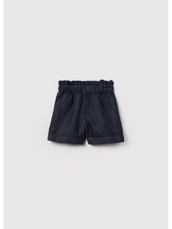 OVS OVS Дънкови шорти 1439627 Тъмносин Regular Fit