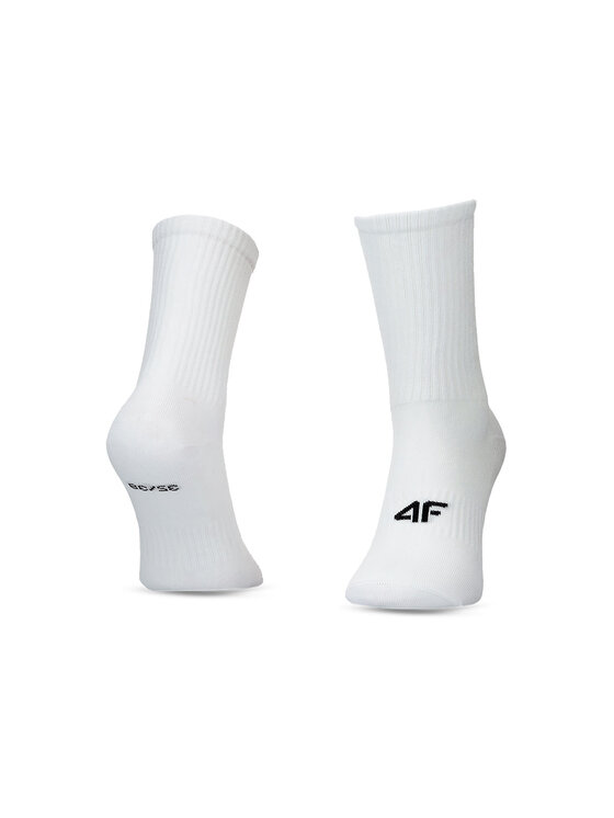 4F 4F Calzini lunghi MIDSHOP ACCESSORIES Bianco