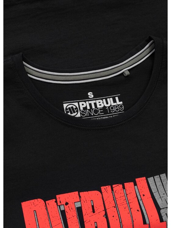 PITBULL PITBULL T-Shirt REBEL BORN Czarny Regular Fit