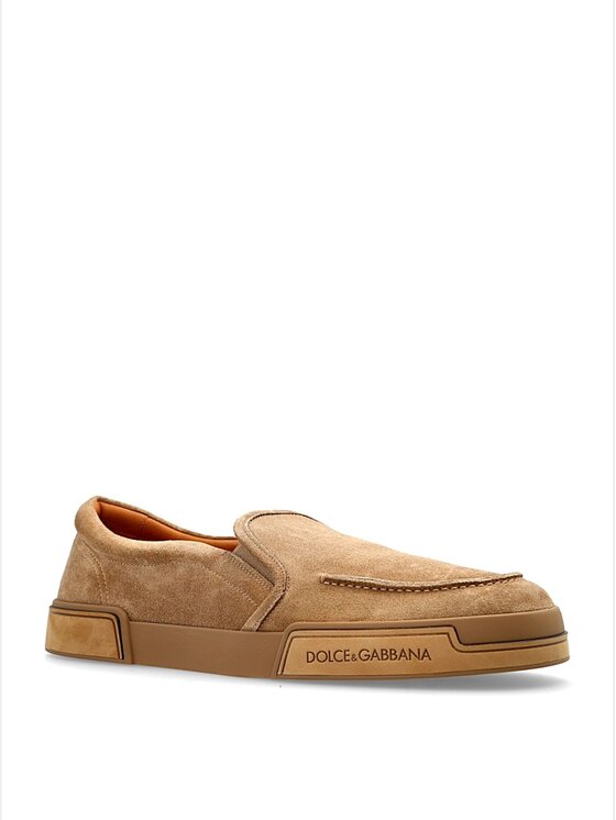 Dolce&Gabbana Dolce&Gabbana Mokasyny A50732 Beżowy