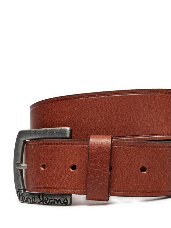 Pepe Jeans Pepe Jeans Чоловічий ремінь Moss PM021026 Коричневий