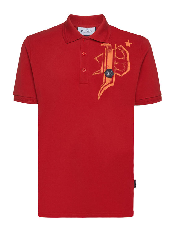 PHILIPP PLEIN PHILIPP PLEIN Polo 755 Rosso Slim Fit