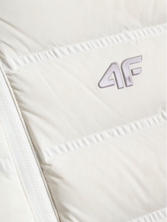 4F 4F Kurtka puchowa CITY JACKETS Biały Regular Fit