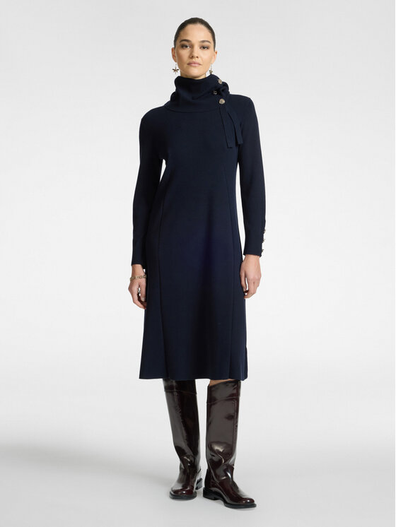 Elena Mirò Elena Mirò Vestito da giorno 7687Z000088N034 Blu A-Line Fit