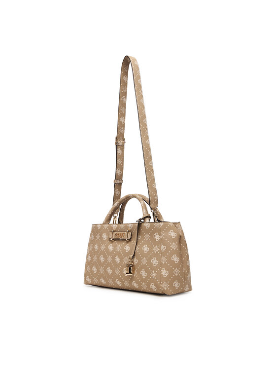 Guess Guess Дамска чанта Carrie Logo HWGP98 98060 Бежов
