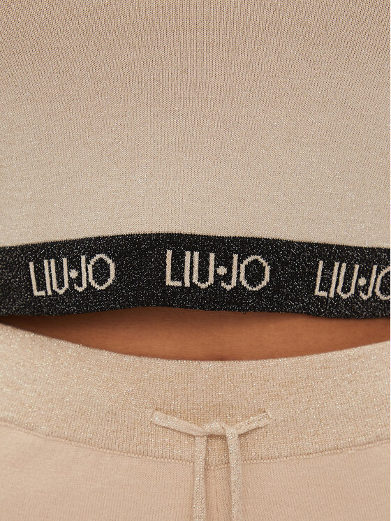 Liu Jo Sport Liu Jo Sport Bluzka TA4008 MS014 Beżowy Regular Fit