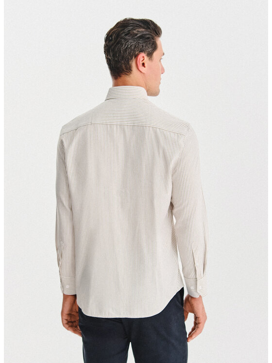 Pako Lorente Pako Lorente Koszula P25WF-1X-030 Beżowy Regular Fit