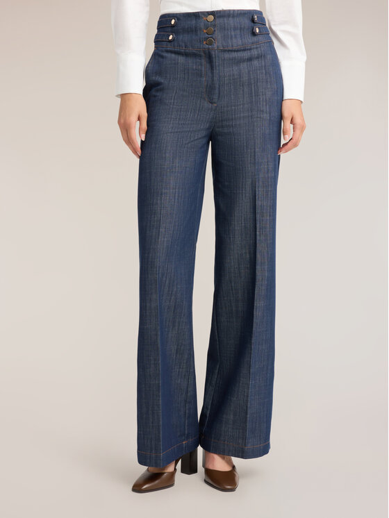 Motivi Motivi Jeansy P475Q004788N034 Niebieski Over Fit