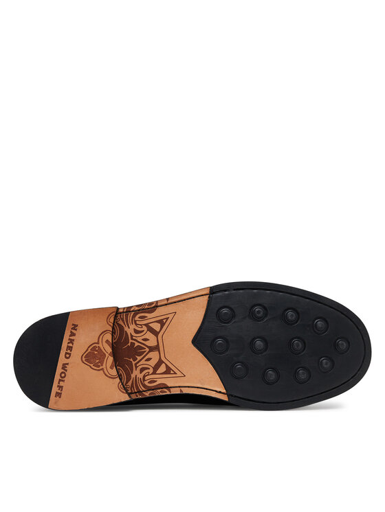 Naked Wolfe Naked Wolfe Mokassins Riviera Schwarz