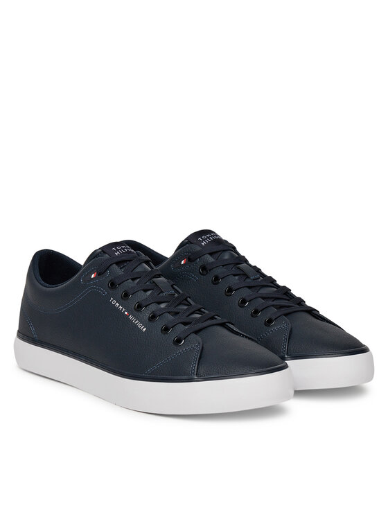 Tommy Hilfiger Tommy Hilfiger Sneakersy Hi Vulc Core Low Lth Ii Ess FM0FM05511 Granatowy