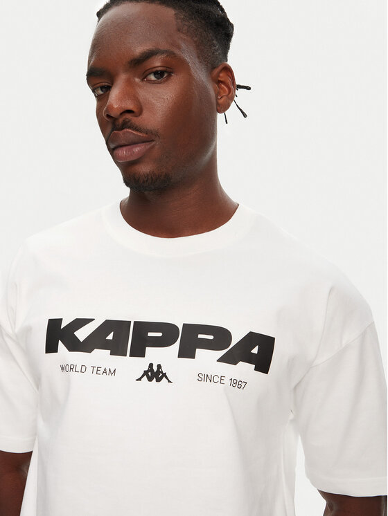 Kappa Kappa Tričko Nhisso 351S5MW Biela Regular Fit