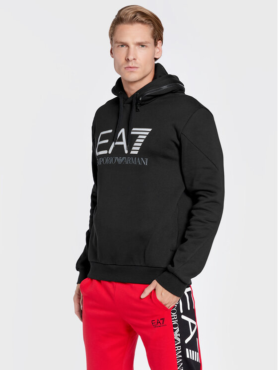 EA7 Emporio Armani EA7 Emporio Armani Суитшърт 6LPM88 PJ07Z 1200 Черен Regular Fit