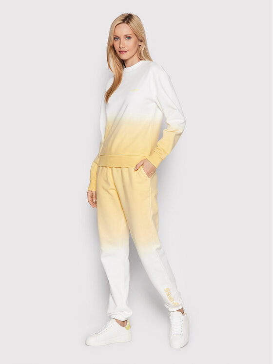 Pantaloni da tuta V2YB02 FL04Z Giallo Regular Fit