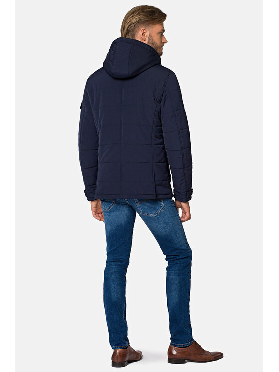 Lancerto Lancerto Kurtka zimowa Taranto Granatowy Regular Fit
