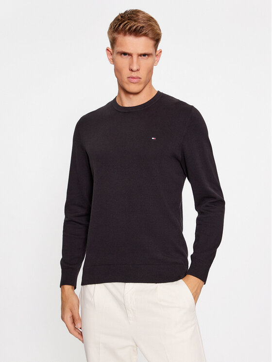 Tommy Hilfiger Pull Classic MW0MW32026 Noir Regular Fit Modivo