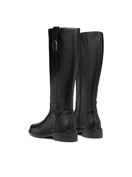 Geox Geox Čizme ispod koljena D Walk Pleasure D46TGD 00043 C9999 Crna