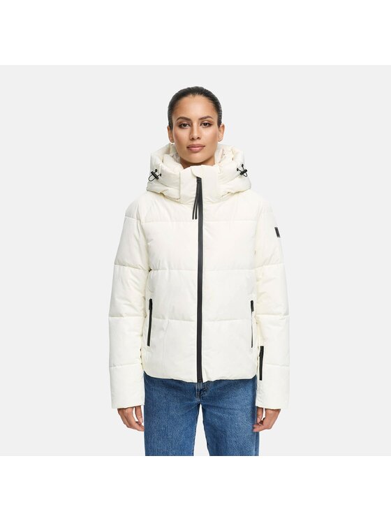 Navahoo Navahoo Kurtka zimowa Frostherz Biały Regular Fit