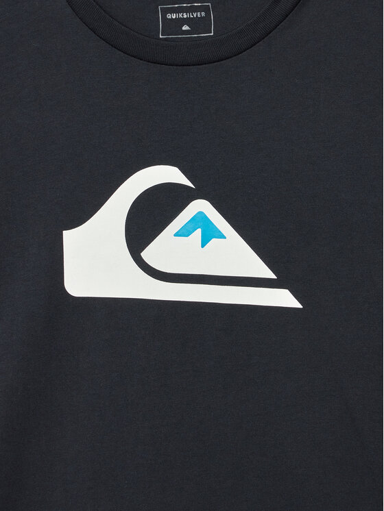 Quiksilver Quiksilver T-Shirt Comp Logo EQBZT04369 Schwarz Regular Fit