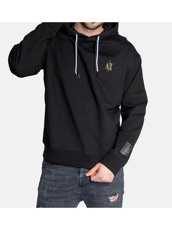 Armani Exchange Armani Exchange Mikina 8NZMPW ZJ8WZ 1200 Černá Regular Fit