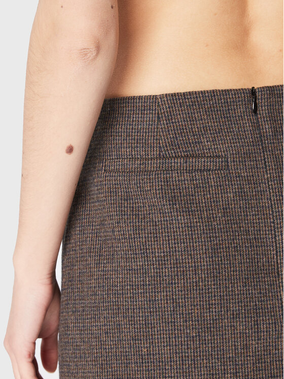 Herskind Herskind Mini sukňa Debby 4648911 Hnedá Regular Fit