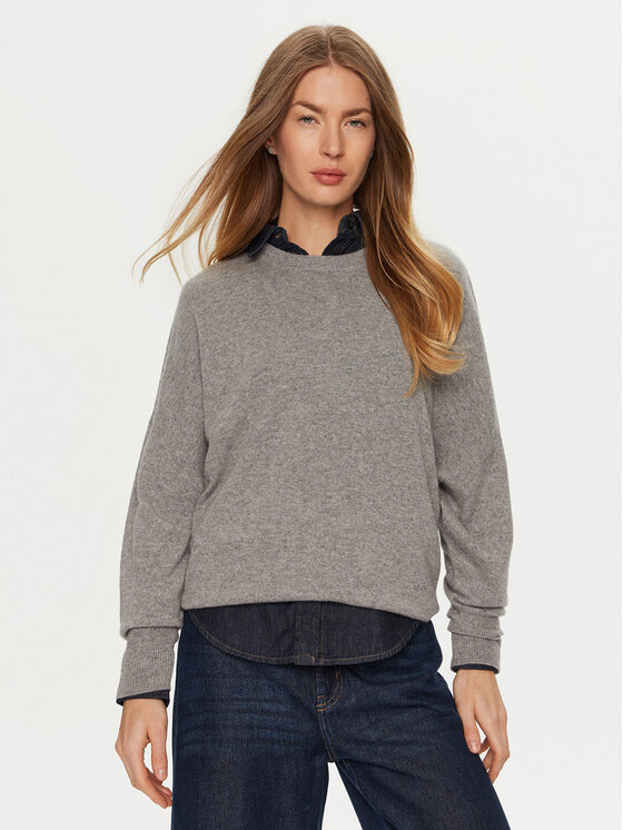 ViCOLO ViCOLO Пуловер 22013S Сив Regular Fit