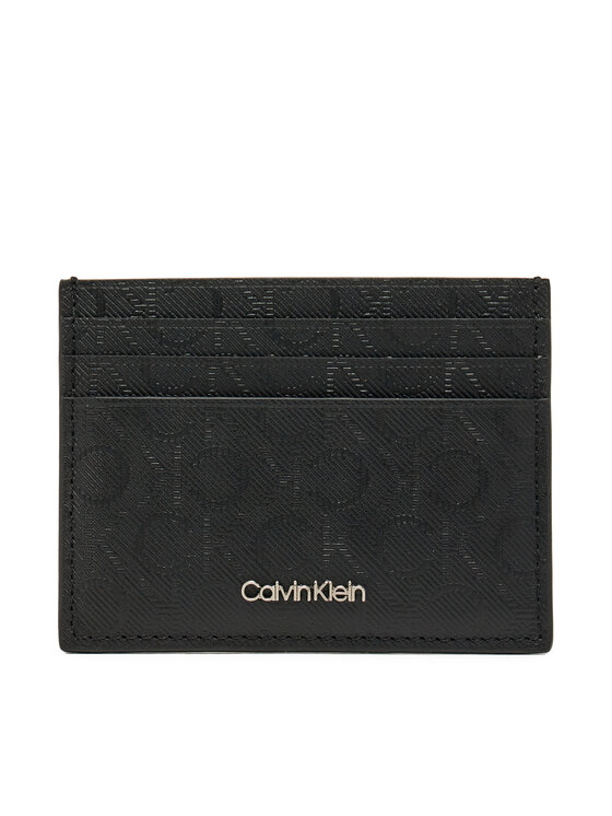 Calvin Klein Kredītkaršu turētājs Ck Must Mono Cardholder 6cc K50K512701 Melns