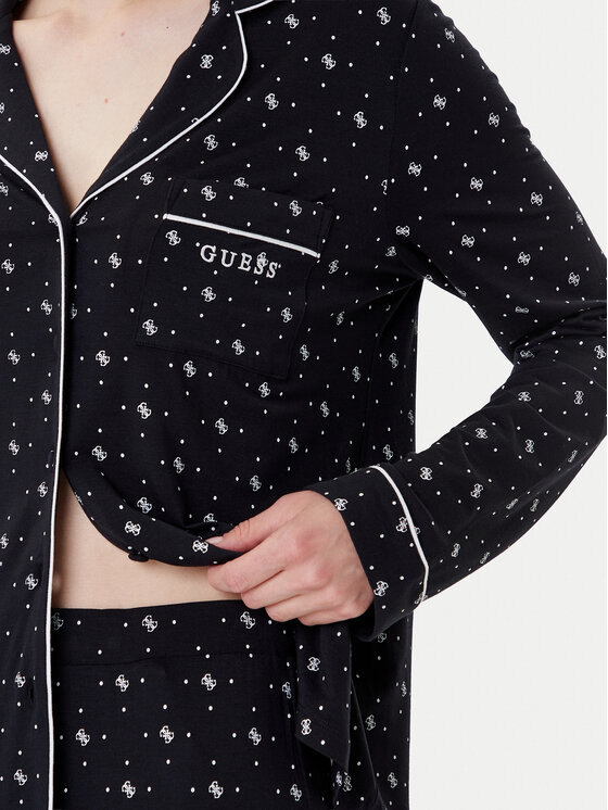 Guess Guess Pidžama O5RX08 KCIN2 Melns