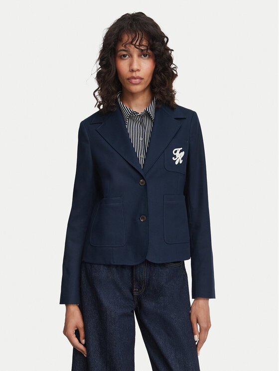 Tommy Hilfiger Sacou Dressing WW0WW50146 Bleumarin Regular Fit