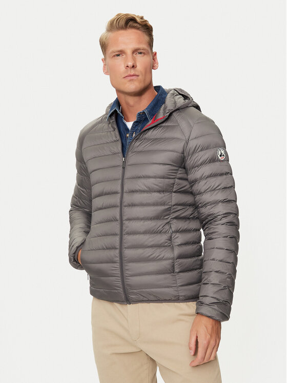 Jott Jott Pehelykabát Nico P000MDOW01 Szürke Slim Fit