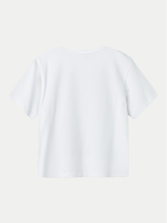 NAME IT NAME IT T-Shirt 13238522 Biały Standard Fit