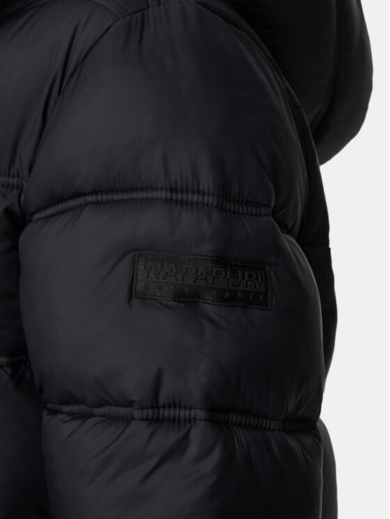 Napapijri Napapijri Kurtka zimowa A-Ega NP0A8AHC Czarny Regular Fit